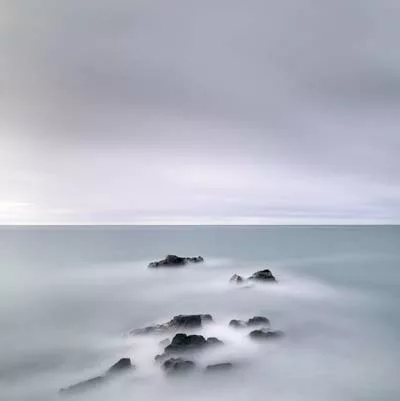 Galerie Wallpepper Photographie d art - ©marc josse - Cesure - photo pose longue - saint cast mer