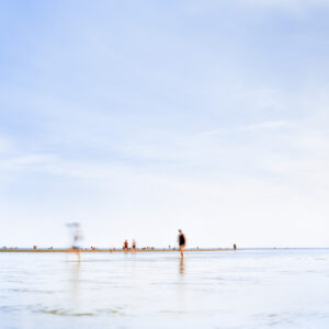 Galerie Wallpepper Photographie d art - ©marc josse - Castines - banc de sable - photo art plage