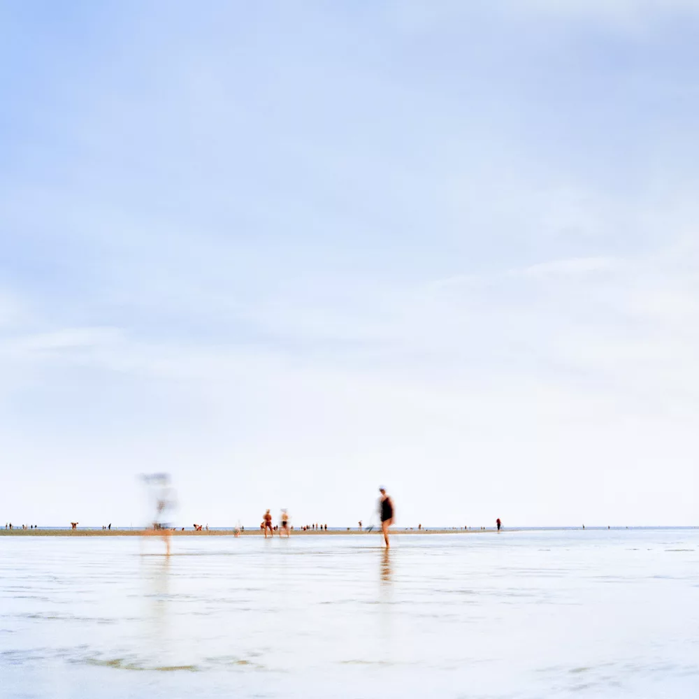 Galerie Wallpepper 
Photographie d art - ©marc josse - Castines - banc de sable - photo art plage